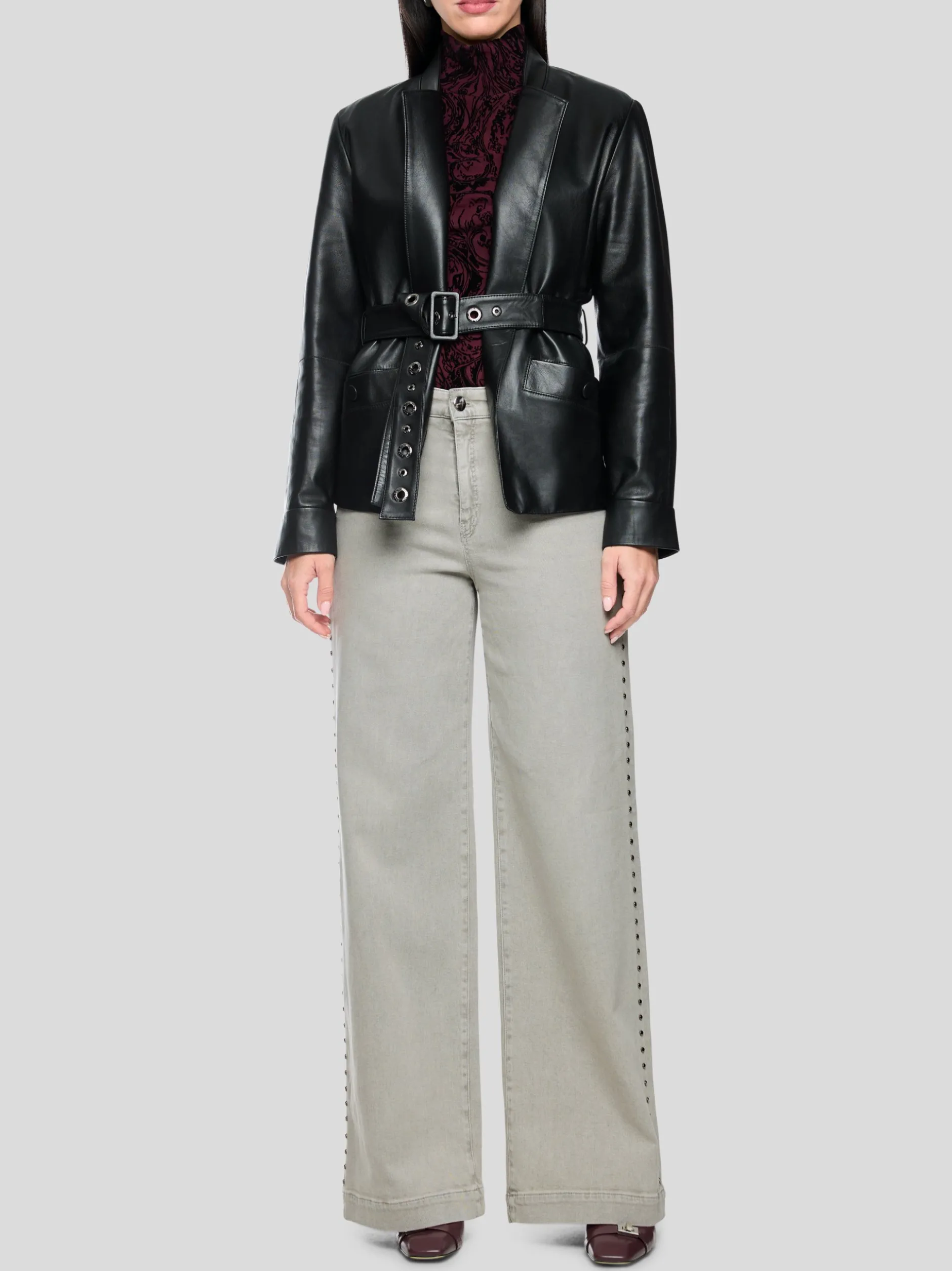 Marc Cain Damen Jeans - WARRI in grau