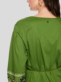 Marc Cain Damen Kleid in grün