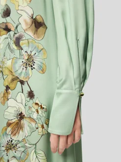 Marc Cain Damen Kleid in mint mehrfarbig