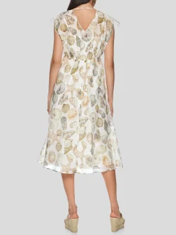 Marc Cain Damen Kleid in weiß
