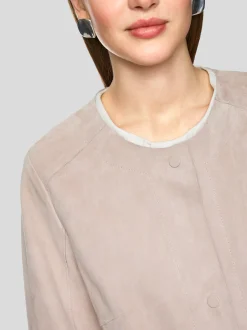Marc Cain Damen Mantel in taupe