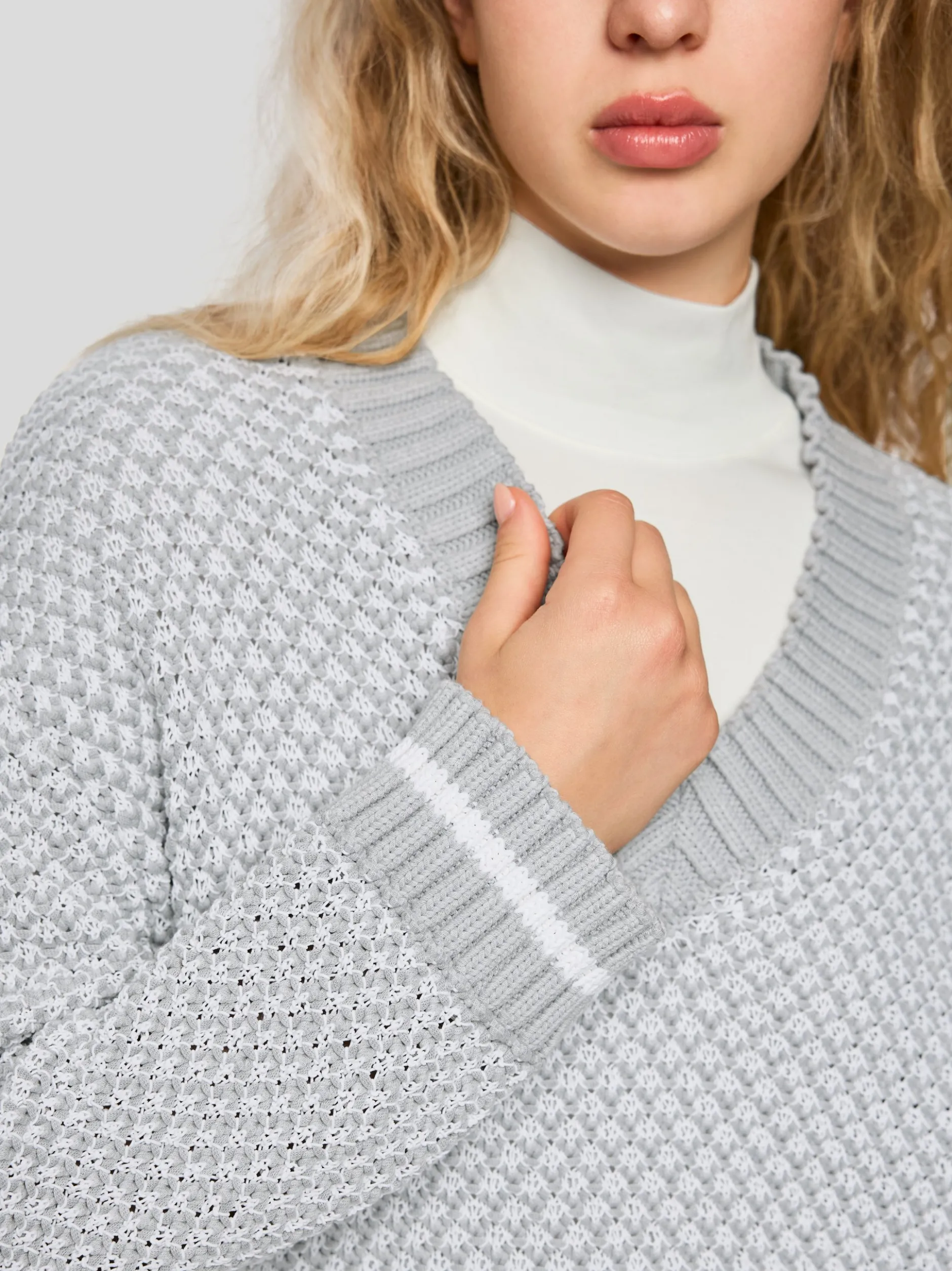 Marc Cain Damen Pullover in grau