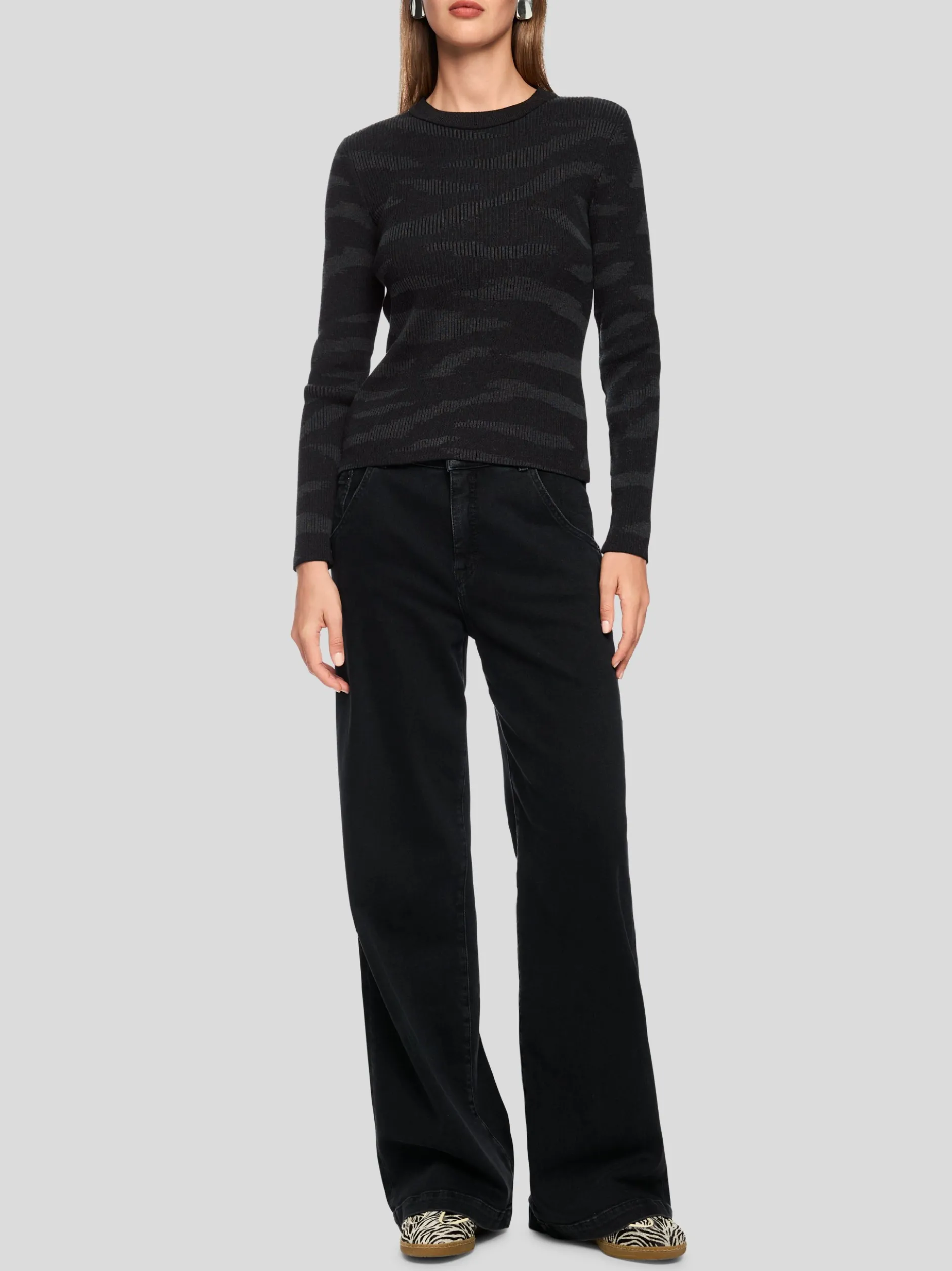 Marc Cain Damen Pullover in schwarz