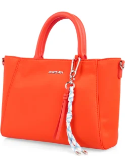 Marc Cain Damen Schultertasche in rot