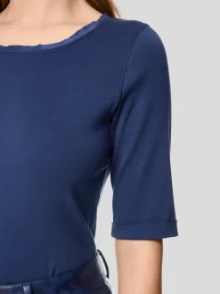Marc Cain Damen T-Shirt in blau