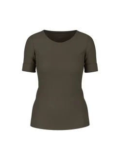 Marc Cain Damen T-Shirt in oliv