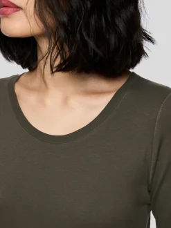 Marc Cain Damen T-Shirt in oliv