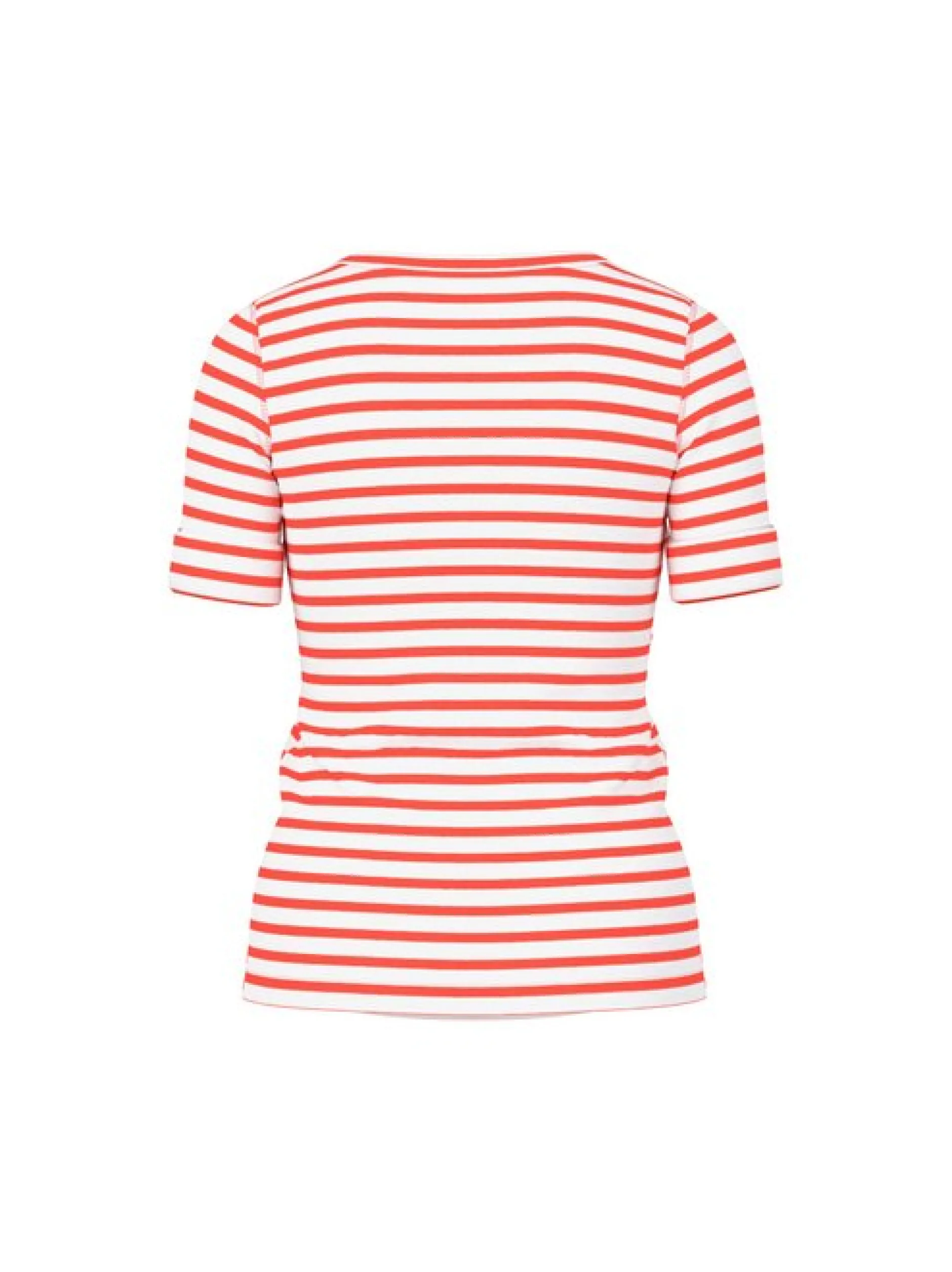 Marc Cain Damen T-Shirt in rot weiß