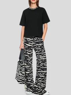 Marc Cain Damen T-Shirt in schwarz