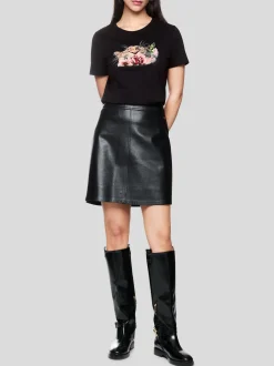 Marc Cain Damen T-Shirt in schwarz