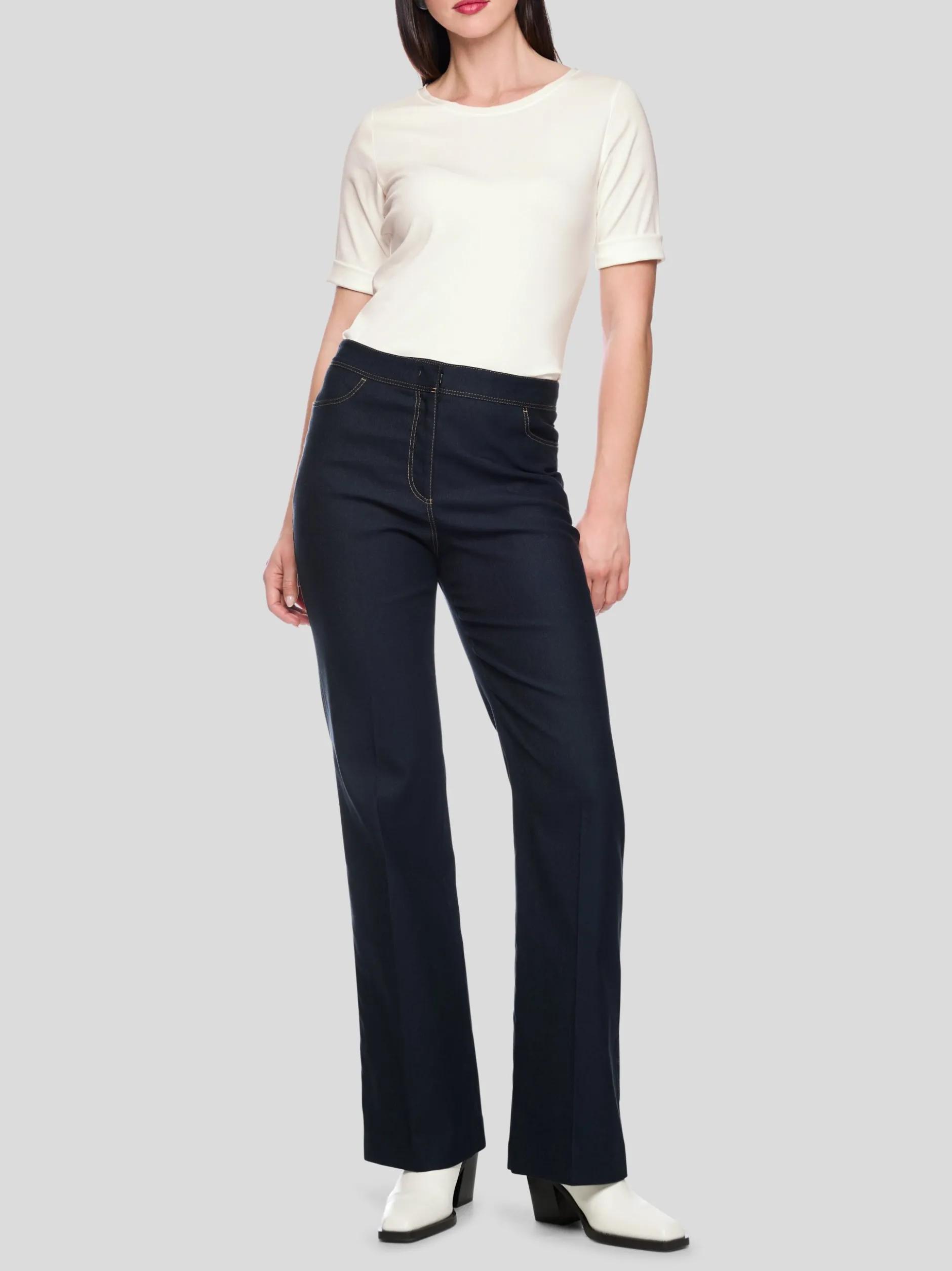 Marc Cain Damen T-Shirt in weiß