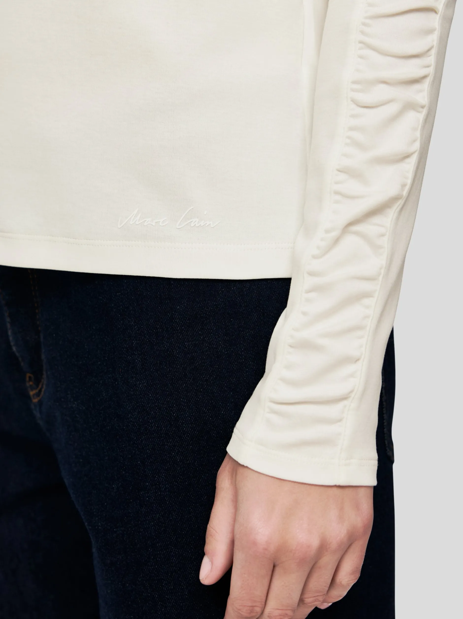 Marc Cain Damen T-Shirt in weiß