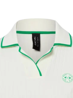 Marc Cain Sports Damen Poloshirt in ecru grün