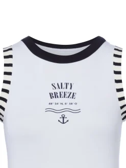 Marc Cain Sports Damen Tanktop in weiß - Ärmel: ohne Arm