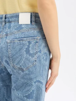 Marc Cain Sports Damen Tapered Jeans - Roha in blau