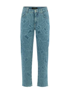 Marc Cain Sports Damen Tapered Jeans - Roha in blau