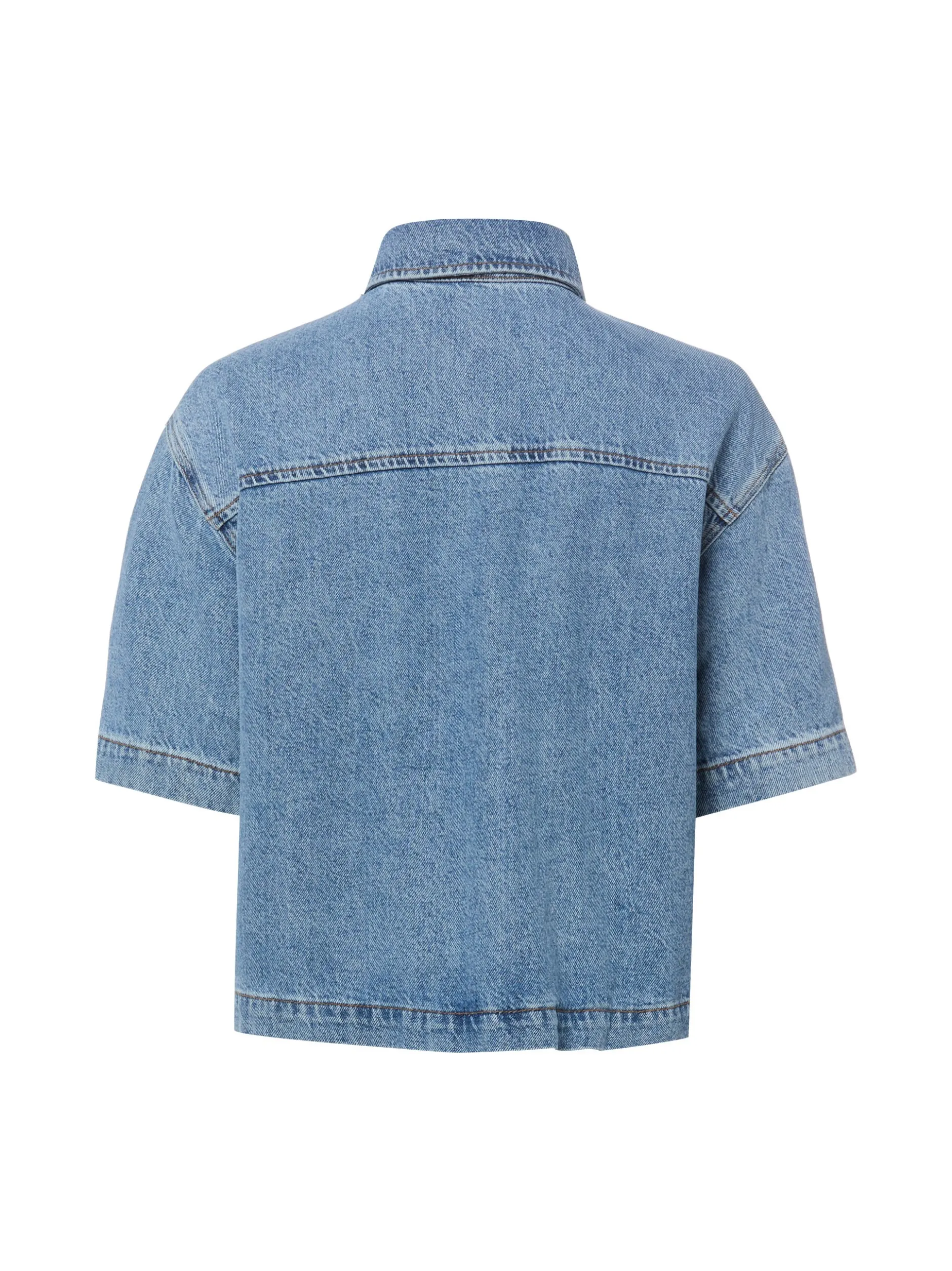 Marc O'Polo Damen Bluse mit Leinen-Anteil in medium stone