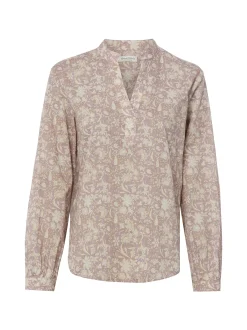 Marc O'Polo Damen Blusenshirt in oliv hellgrau