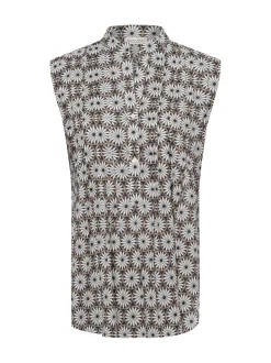 Marc O'Polo Damen Blusenshirt in anthrazit weiß