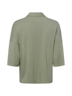 Marc O'Polo Damen Blusenshirt in schilf - Ärmel: Halbarm
