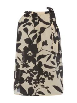 Marc O'Polo Damen Blusentop in anthrazit ecru