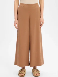 Marc O'Polo Damen Culotte mit Leinen-Anteil in camel