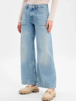 Marc O'Polo Damen Jeans - Caya in light stone