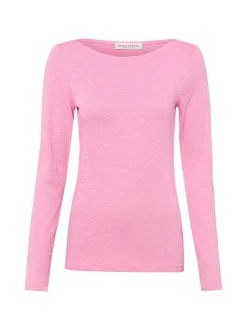 Marc O'Polo Damen Langarmshirt in rosa - Ärmel: langarm