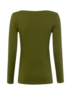 Marc O'Polo Damen Langarmshirt in erbse - Ärmel: langarm