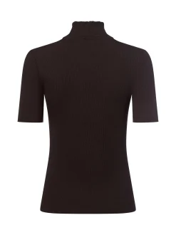 Marc O'Polo Damen Ripp-Shirt in schoko - Ärmel: kurzarm