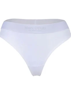 Marc O'Polo Damen String 6er Pack in weiß