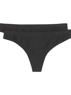 Marc O'Polo Damen String - Second Skin in schwarz