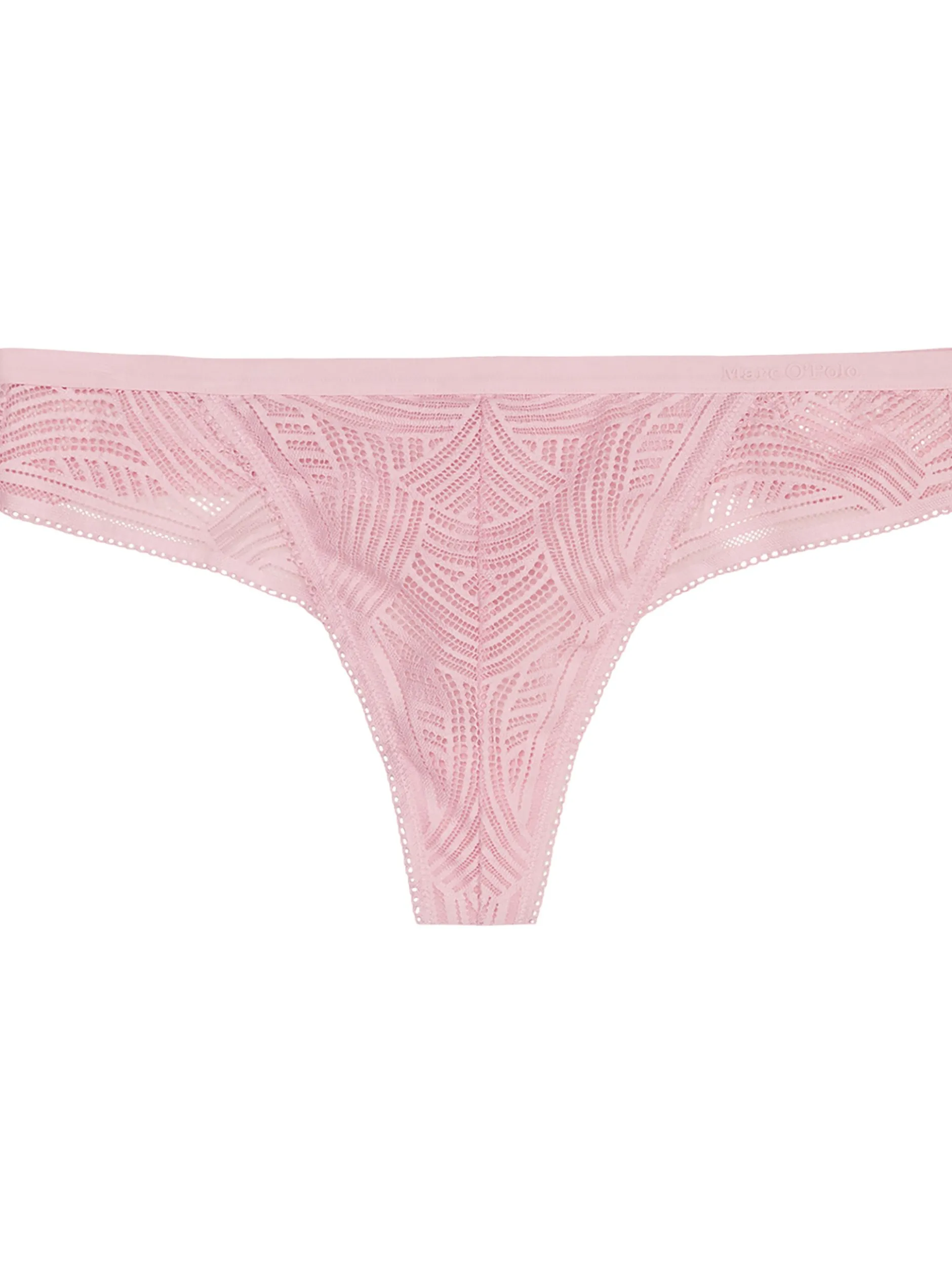 Marc O'Polo Damen String - Timeless Lace in rosa