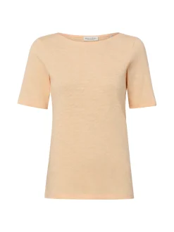 Marc O'Polo Damen T-Shirt in aprikot - Ärmel: kurzarm