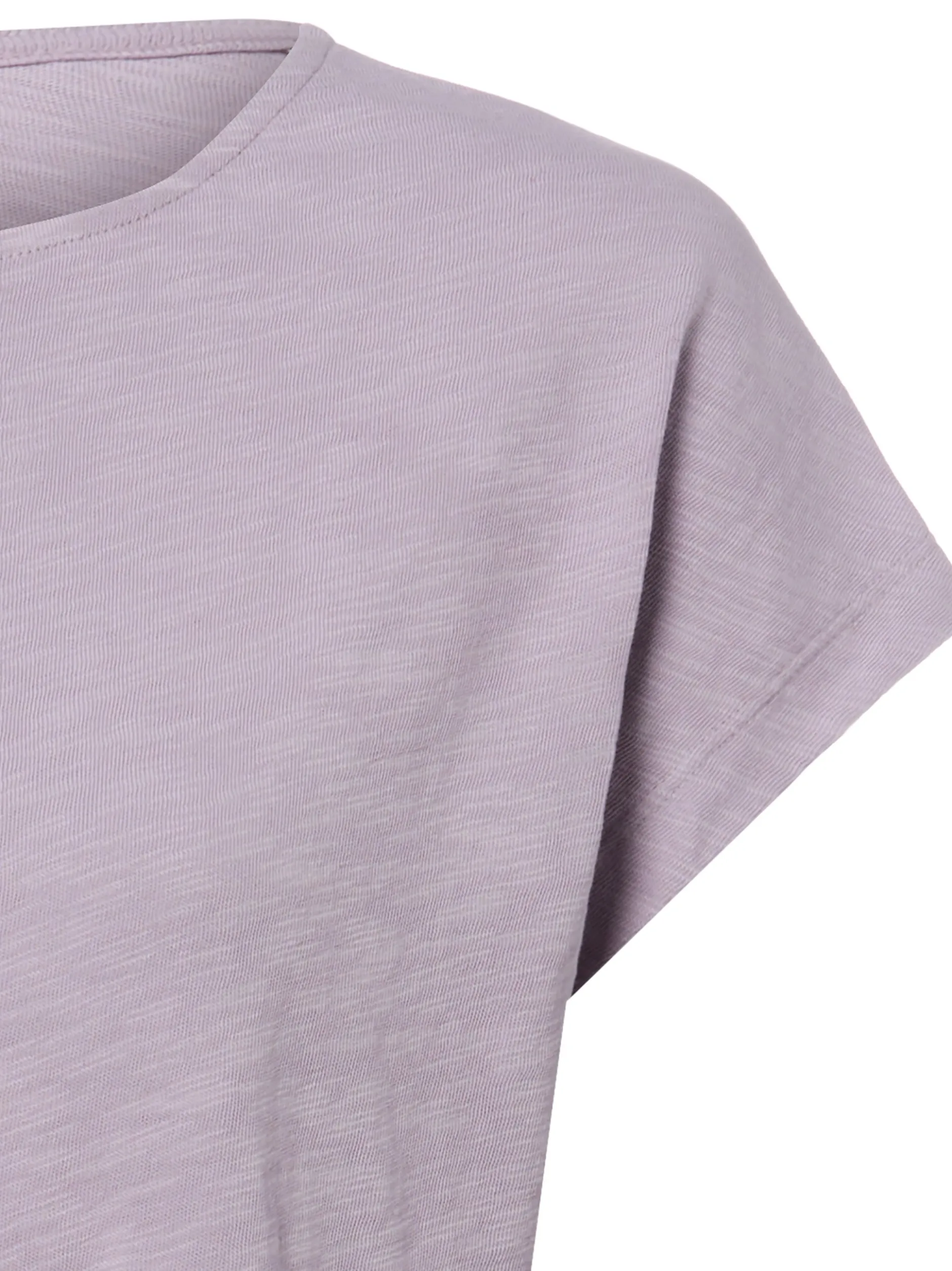 Marc O'Polo Damen T-Shirt in flieder - Ärmel: extra kurz