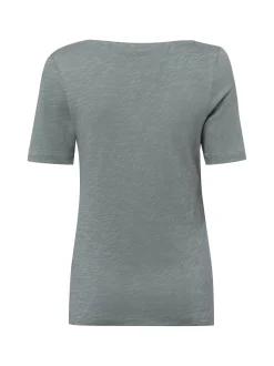Marc O'Polo Damen T-Shirt in grau - Ausschnitt: U-Boot