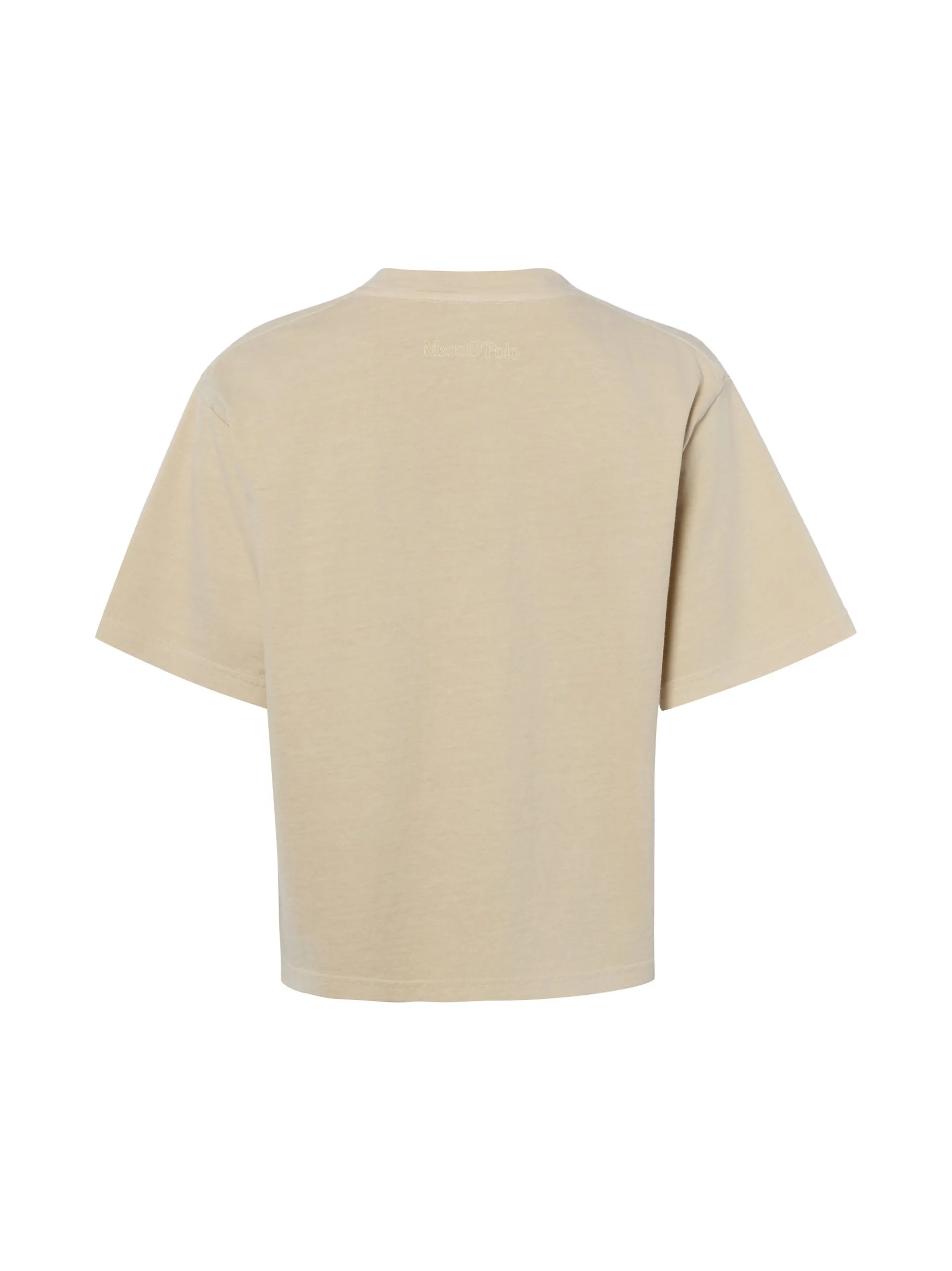 Marc O'Polo Damen T-Shirt in kitt - Ausschnitt: Rundhals