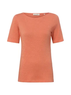 Marc O'Polo Damen T-Shirt in orange - Ausschnitt: U-Boot