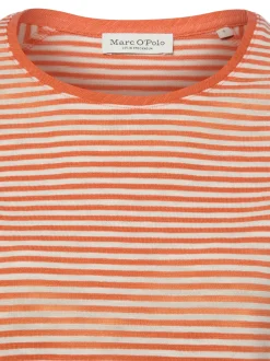 Marc O'Polo Damen T-Shirt in orange ecru