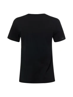 Marc O'Polo Damen T-Shirt in schwarz - Ärmel: kurzarm