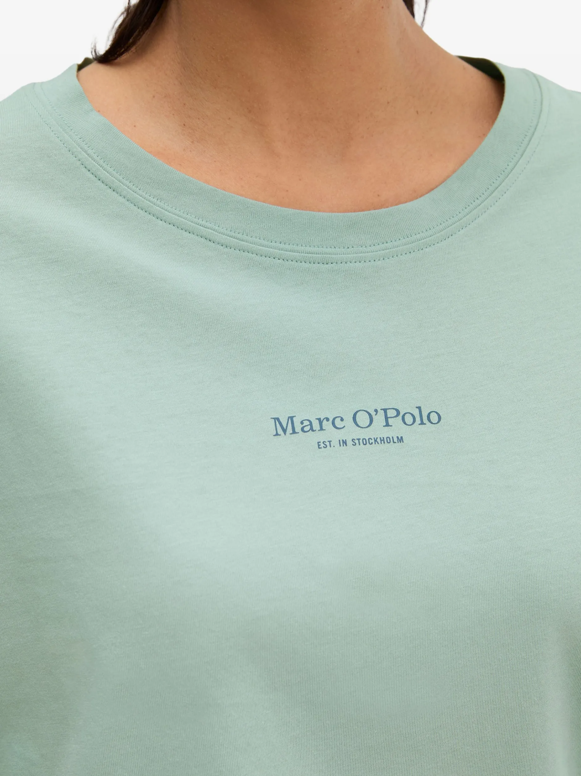 Marc O'Polo Damen T-Shirt - Mix N Match in mint