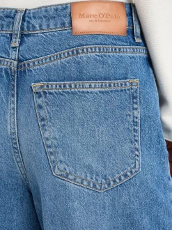 Marc O'Polo Damen Wide-fit-Jeans - Tolva in light stone