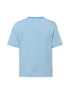 Marc O'Polo Denim Damen T-Shirt in ecru hellblau