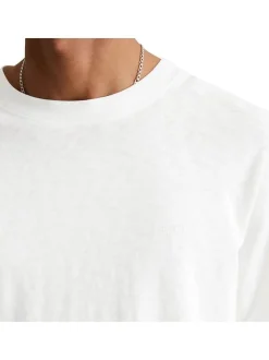 Marc O'Polo Denim Herren T-Shirts im 2er-Pack in grau weiß