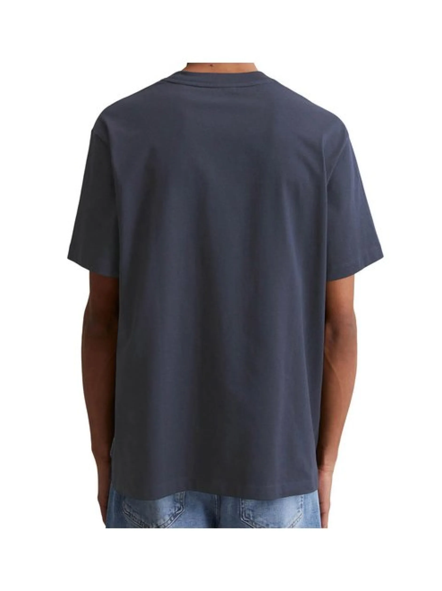 Marc O'Polo Denim Herren T-Shirts im 2er-Pack in blau schwarz