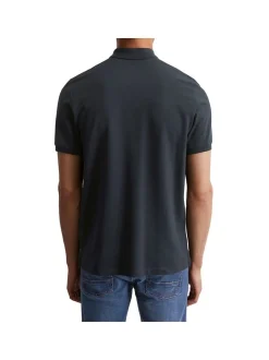 Marc O'Polo Herren Poloshirt in blau - Ärmel: kurzarm