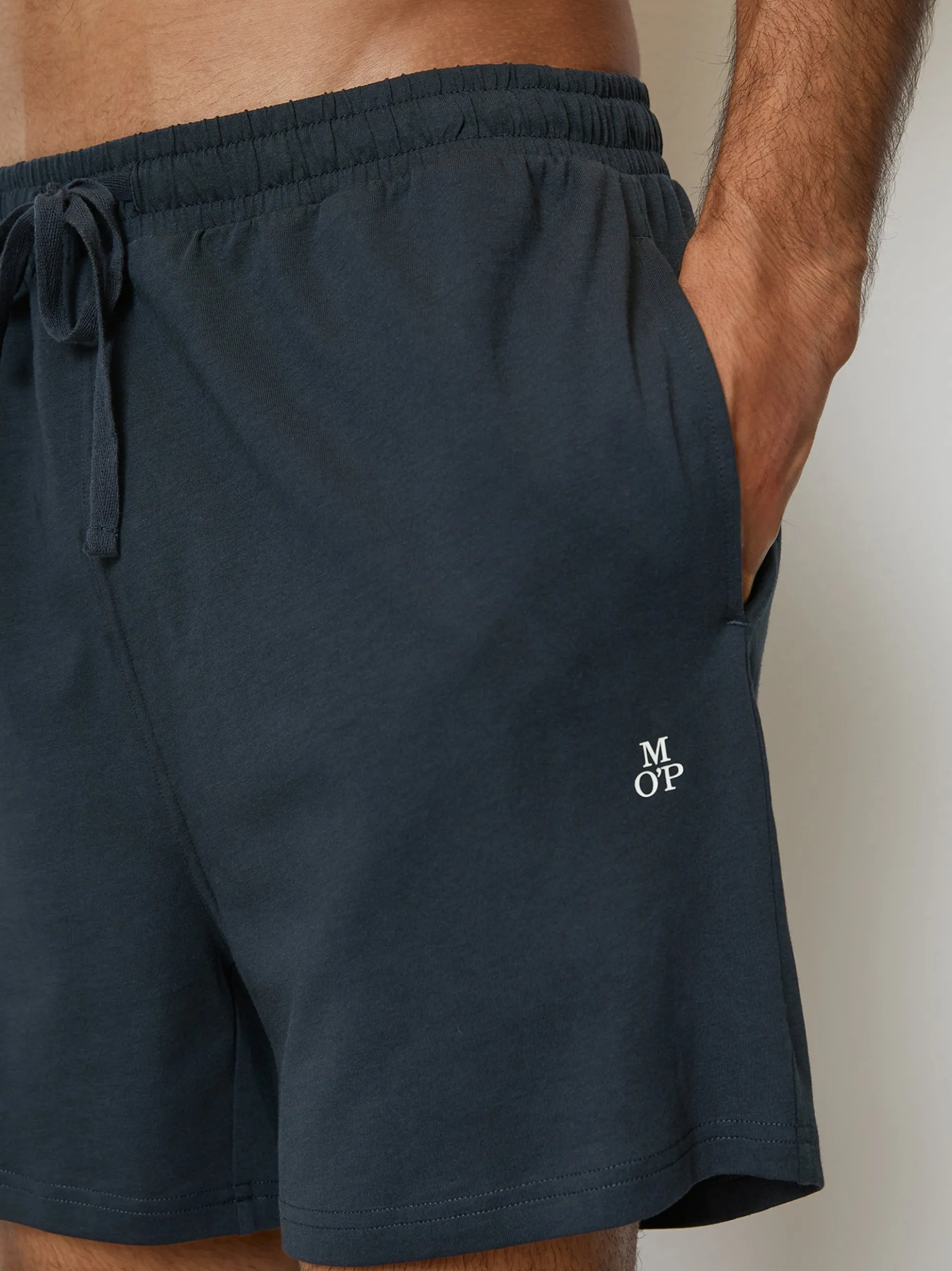 Marc O'Polo Herren Shorts - Mix & Match Cotton in blau