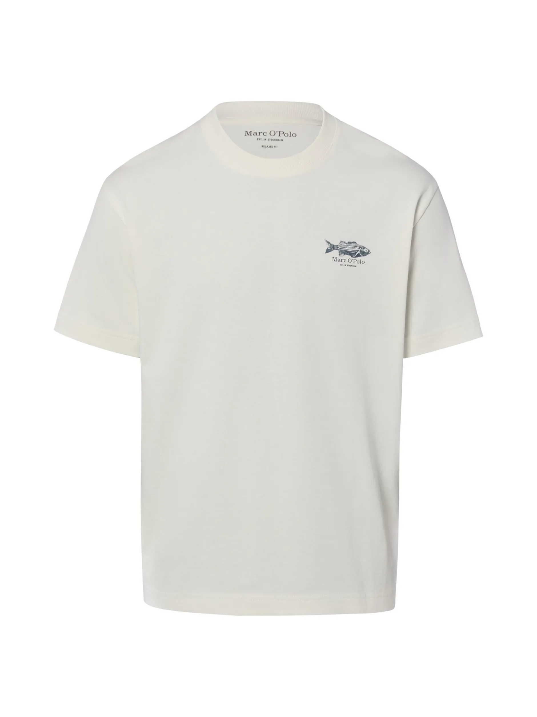 Marc O'Polo Herren T-Shirt in ecru - Ärmel: kurzarm