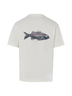 Marc O'Polo Herren T-Shirt in ecru - Ärmel: kurzarm