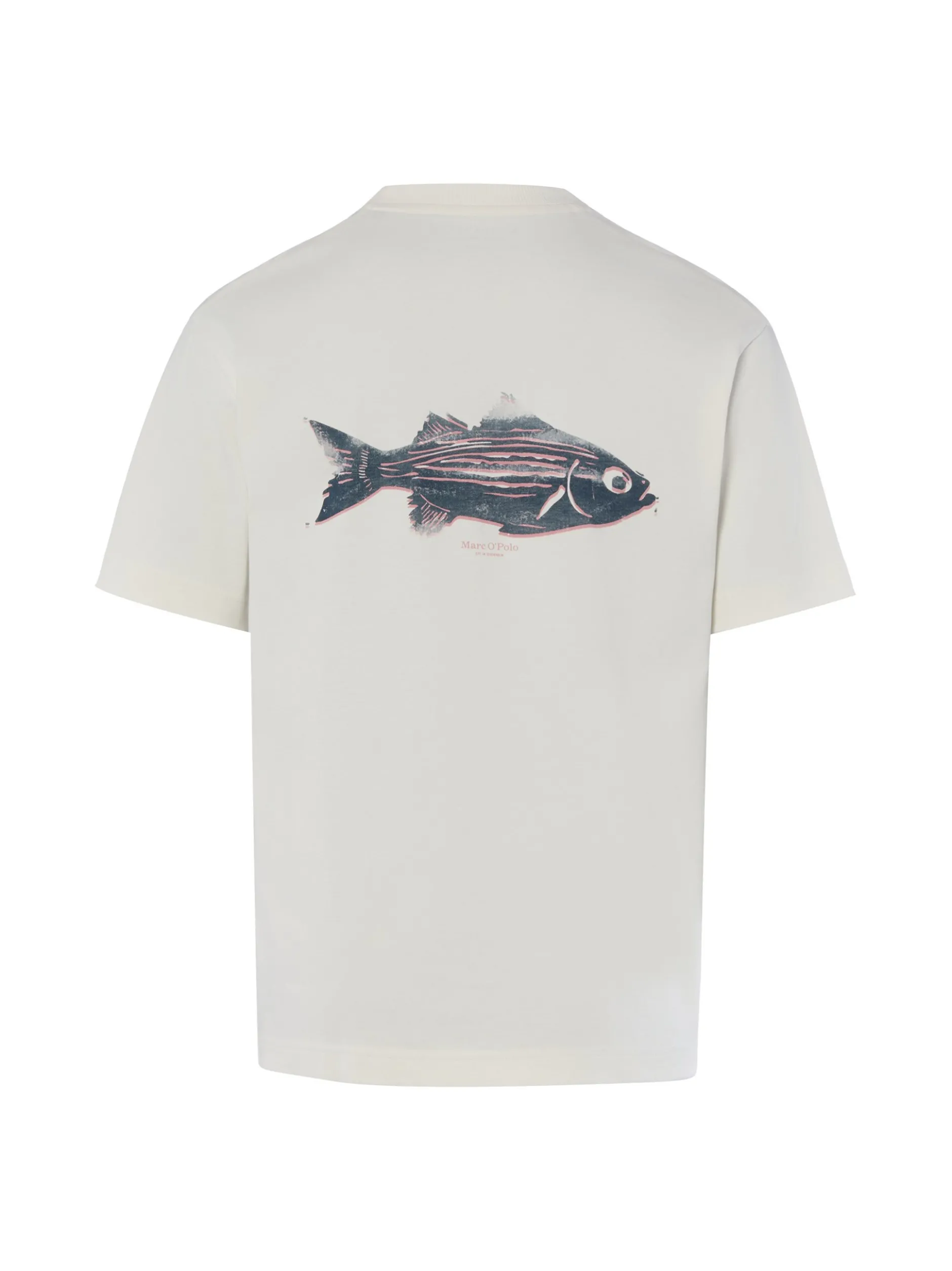 Marc O'Polo Herren T-Shirt in ecru - Ärmel: kurzarm